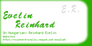evelin reinhard business card
